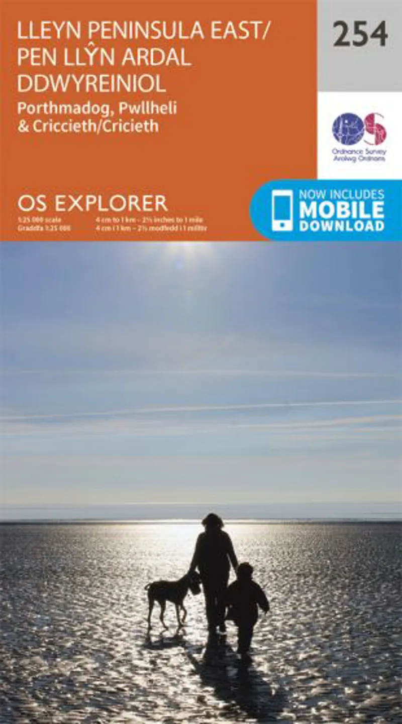 OS Explorer Map 254 - Lleyn Peninsula East